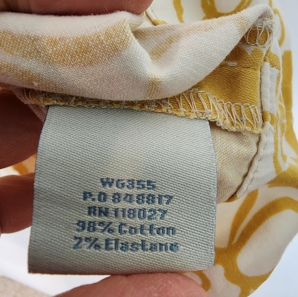 Boden A-line Mini Pencil Skirt Retro Mustard Yellow Flower Print Boho 70's Style - Picture 7 of 10